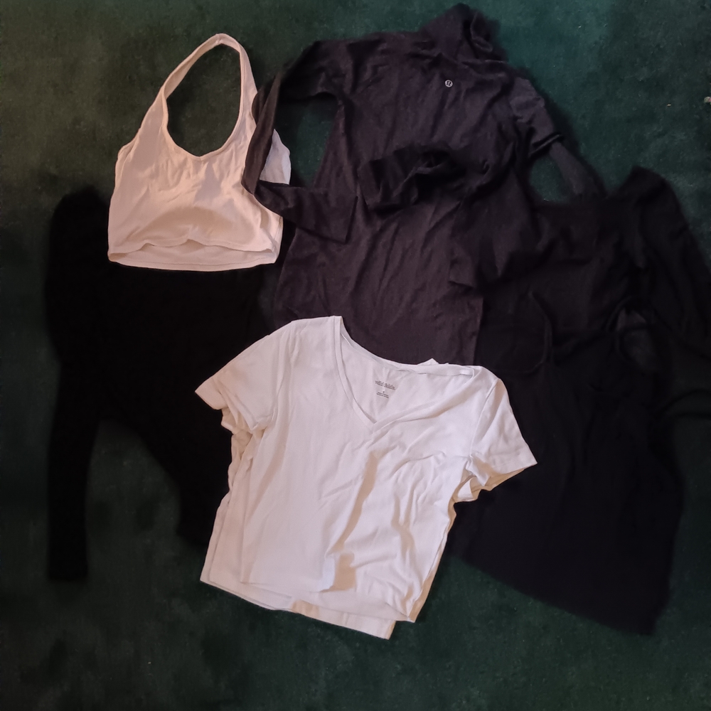 Lot of Black and White Women's Tops